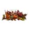 16" Pumpkin, Gourd, Berry & Maple Leaf Candelabrum